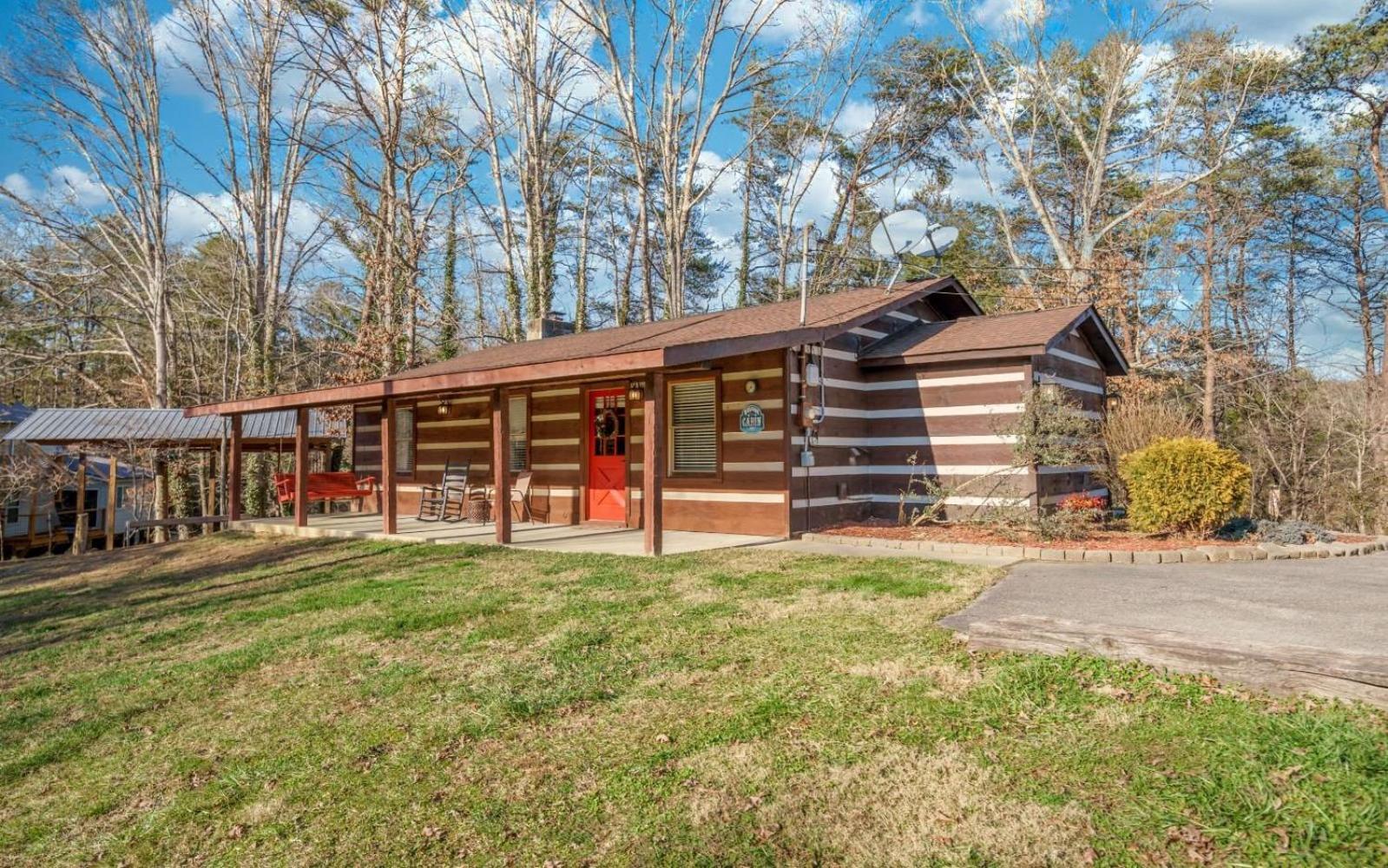 Wooded Bliss Hot Tub Single Level Cabin With No Steps Rocking Chairs And Wooded Views Pigeon Forge Eksteriør billede